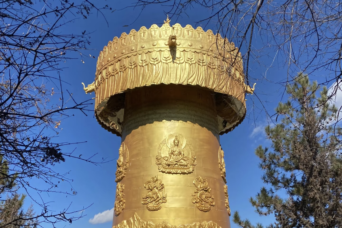 Big Buddha Temple Prayer Wheel